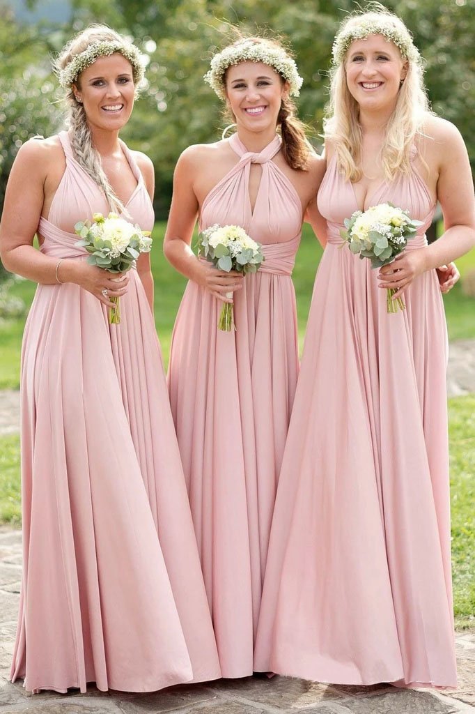 bridesmaid dresses pink